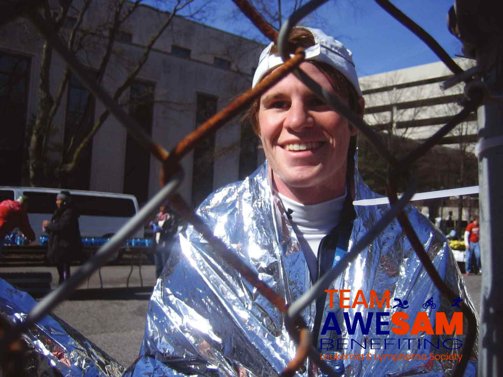 Sam finished a marathon just days prior to learning he was diagnosed. Sam ran 26.2 miles with stage 4 cancer in his hips and lungs like the fighter he always was!